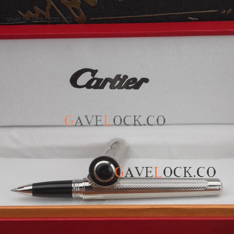 Copy Cartier Limited edition Pens Silver Rollerball Pen